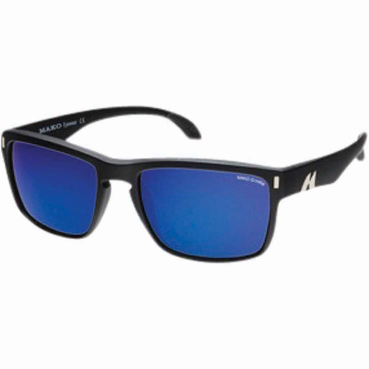 MAKO GT Polarised Men's Sunglasses Black with Blue Lens