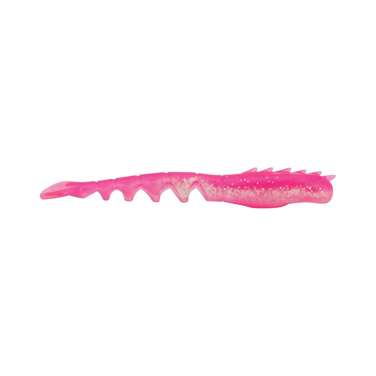 Berkley PowerBait Fan Tail Shrimp Soft Plastic Lure 4in Pink Glitter