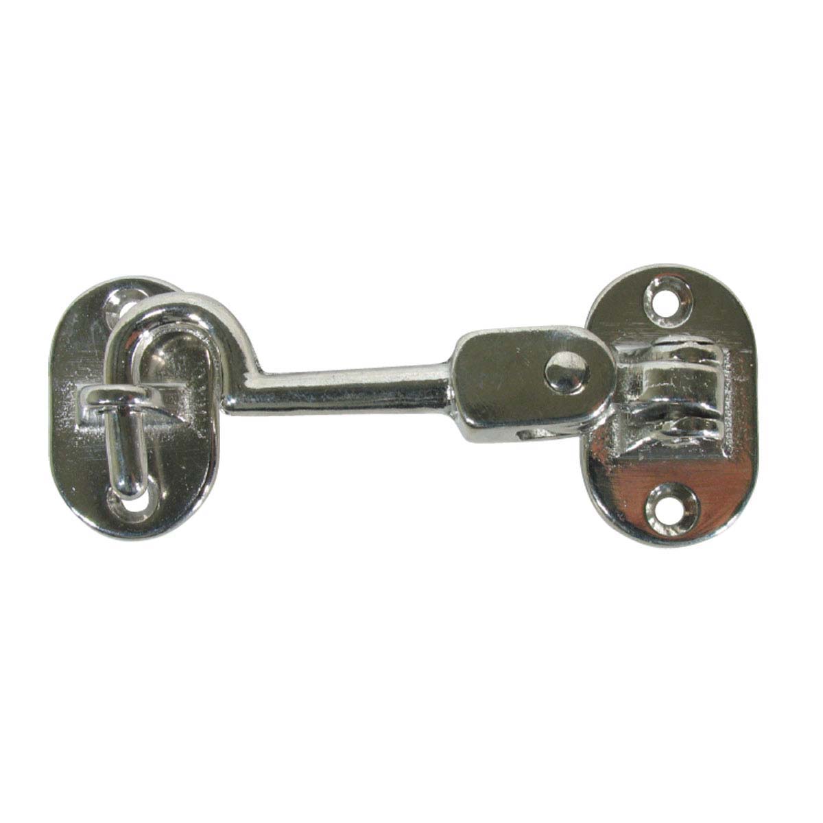 Hook Double Hinged Chrome Brass 100mm