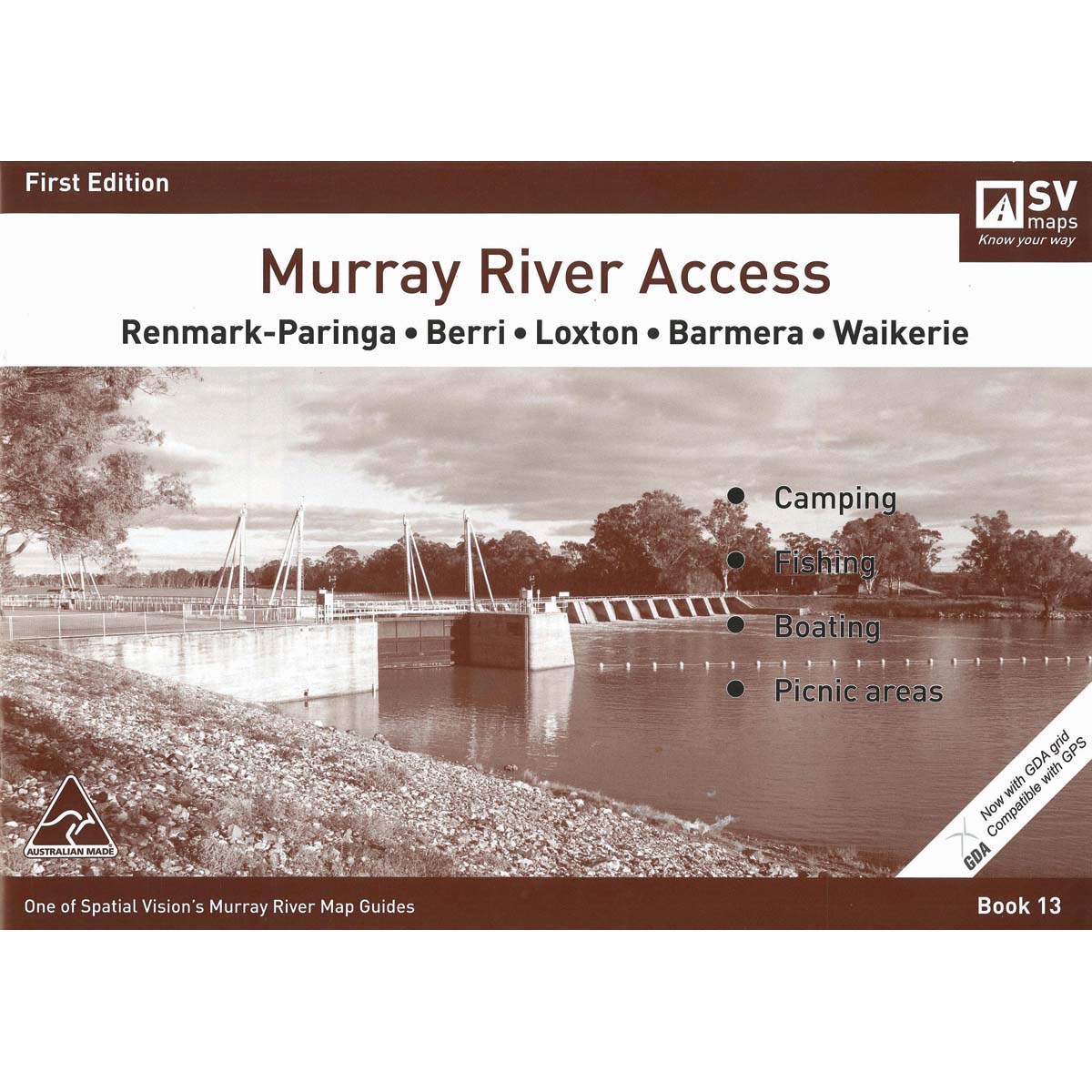 AFN Murray River Access Map 13 Renmark to Waikerie