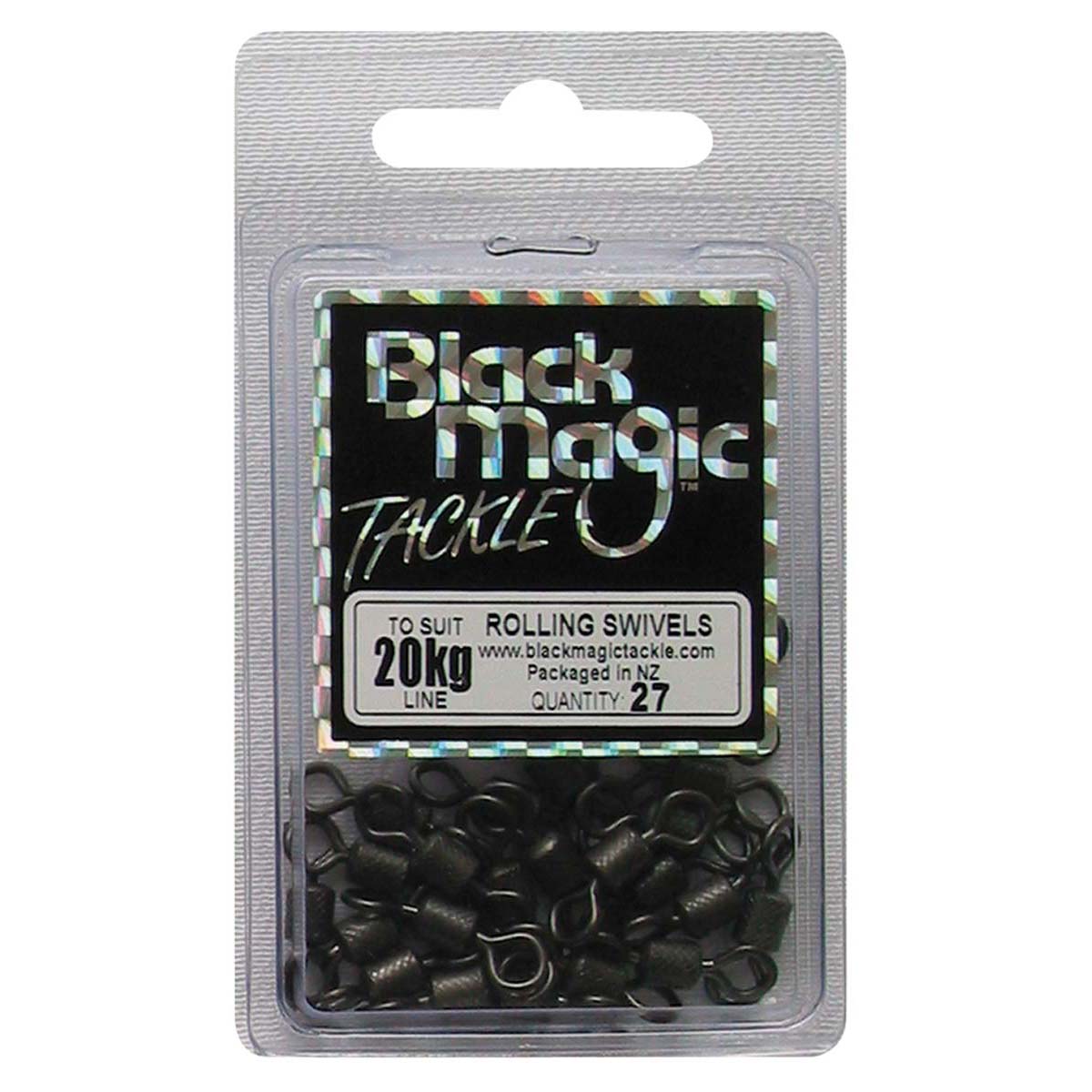 Black Magic Rolling Swivel 27 Pack