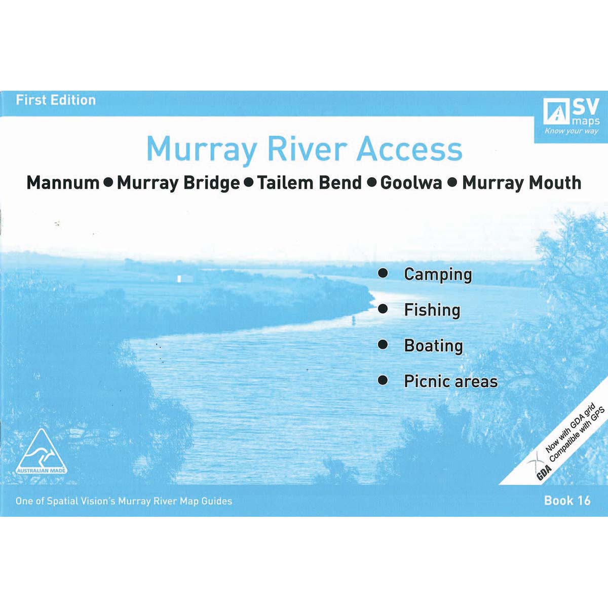 AFN Murray River Access Map 16 Mannum to Murray Mouth