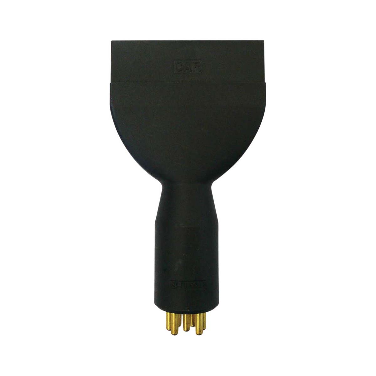 Blueline 7 Pin Trailer Adaptor - Flat Socket to Small Round Plug