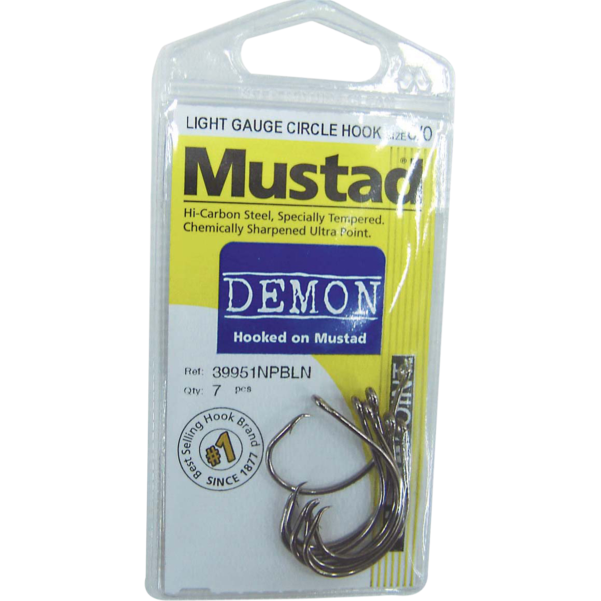 Mustad Circle Hooks 6 / 0 7 Pack