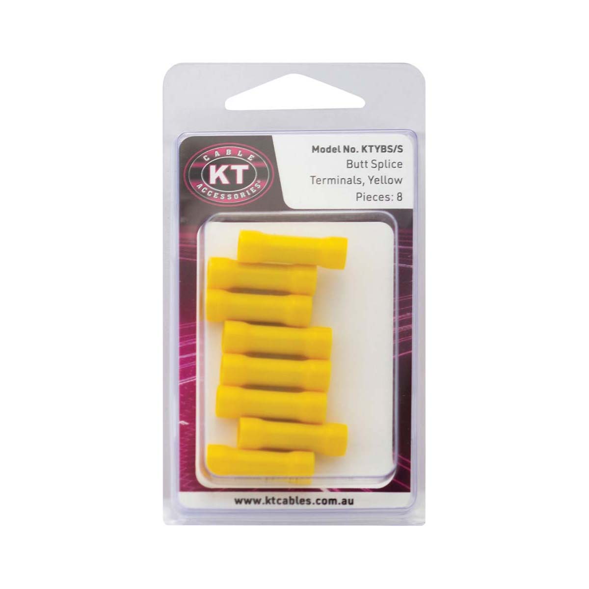 KT Cables Insulated Joiner Terminal Yellow 6.0