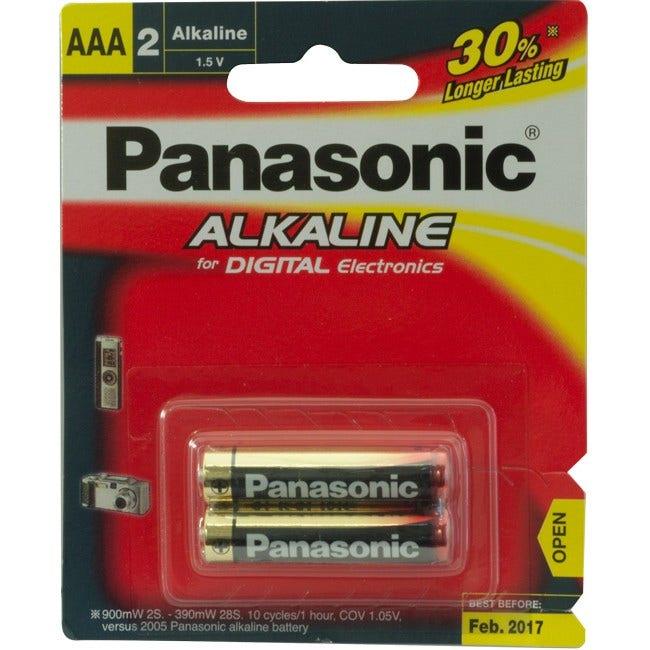 Panasonic AAA Alkaline SW 2Pk Battery