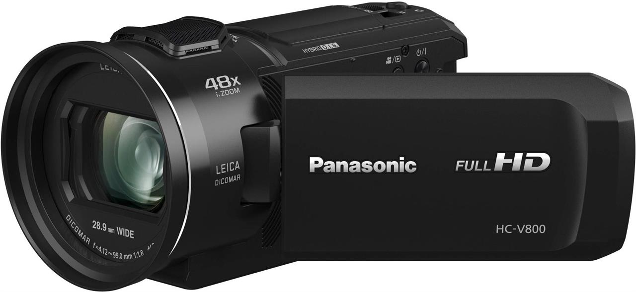 Panasonic HC-V800 FHD Leica 24X Zoom Digital Video Camera