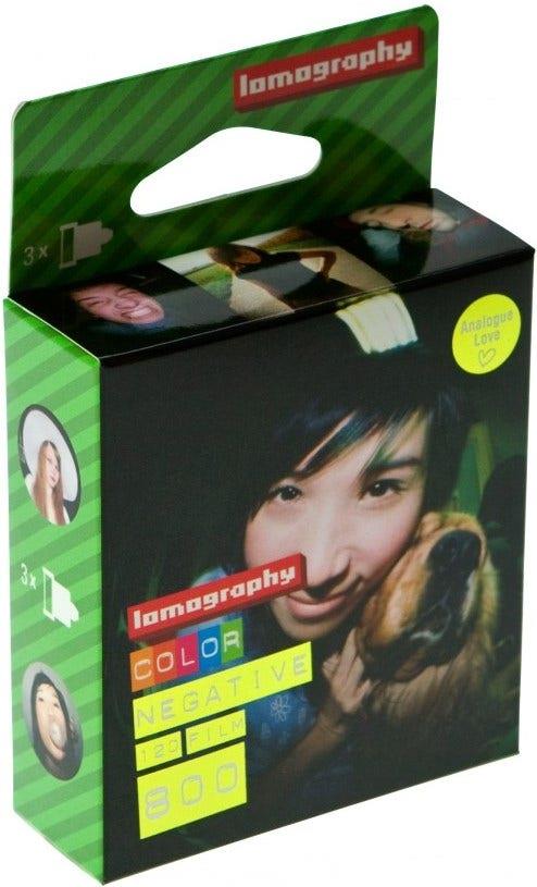 Lomography 800 ISO 120 Roll (3 Pack) - Colour Negative Film