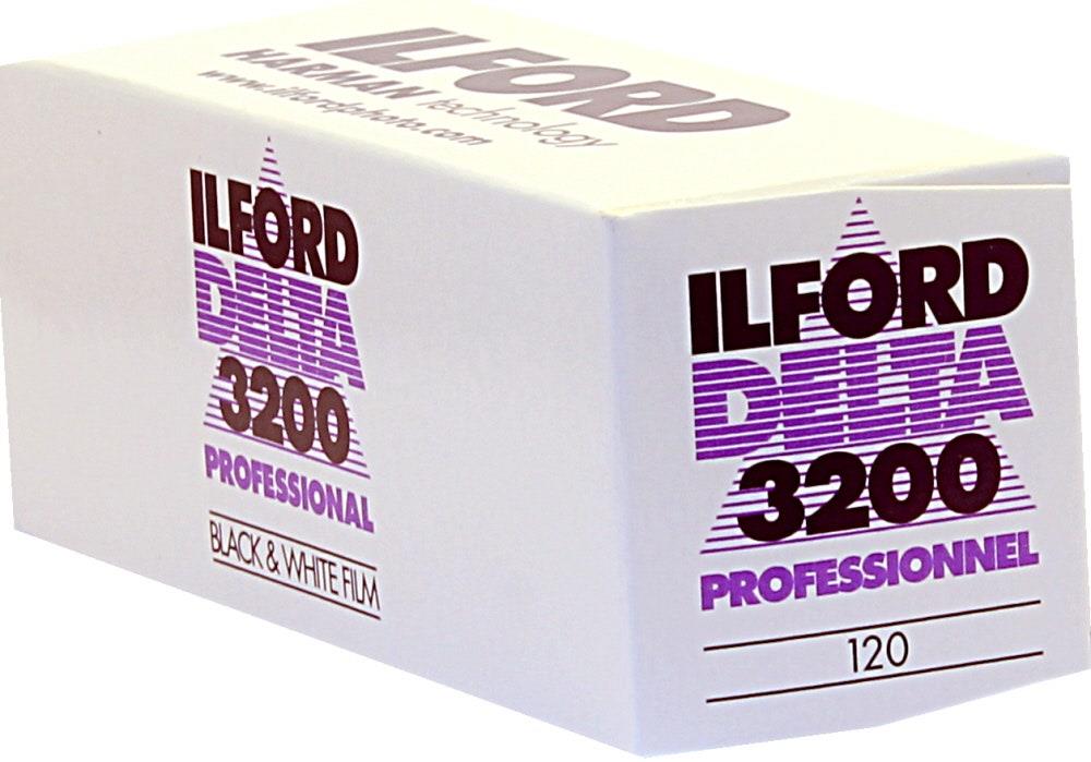 Ilford Delta 3200 ISO Professional 120 Roll - Black & White Negative Film