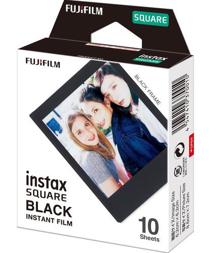 Fujifilm Instax Square Black Frame - Instant Film (10 Sheets)