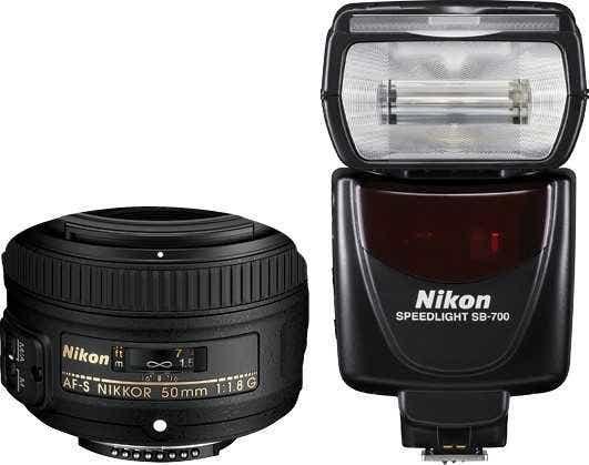 Nikon 50mm Portrait Kit inc.AF-S 50mm f/1.8G & SB-700 Flash Kit