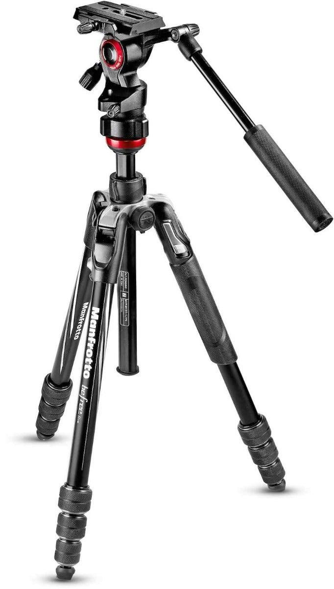 Manfrotto Befree LIVE Video - Twist Lock Tripod with Fluid Video Head & Bag