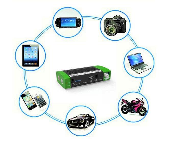 Digitalk Emergency Portable Multi Function Battery Charger with Jump Starter