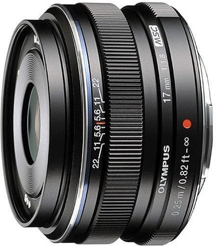 OM System M.Zuiko 17mm f/1.8 Black Wide Angle Lens