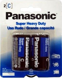 Panasonic C Size 2 Pack Extra Heavy Duty Alkaline Battery