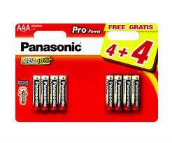 Panasonic AAA 8 Pack Alkaline Battery