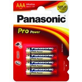 Panasonic AAA 4 Pack Alkaline Battery