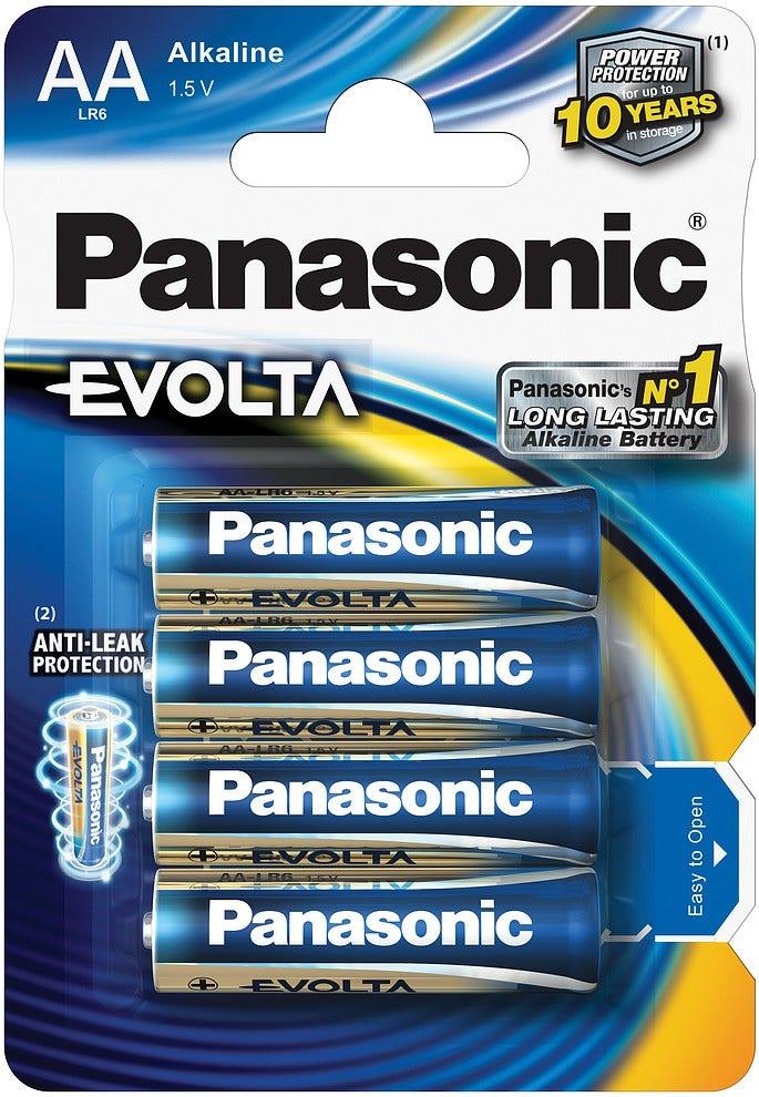 Panasonic Evolta AA 4 Pack Alkaline Battery