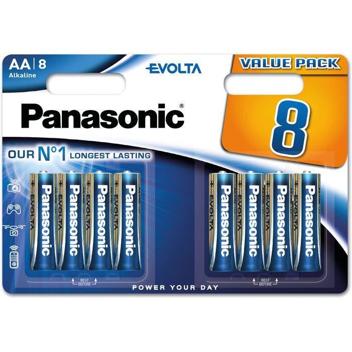 Panasonic Evolta AA 8pk Alkaline Battery