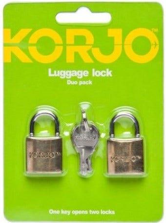 Korjo Luggage Lock - Duo Pack