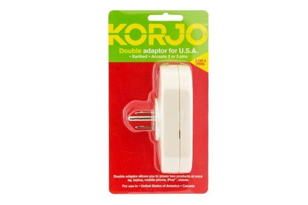 Korjo Double Adapter for USA
