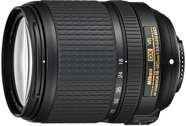 Nikon AF-S DX 18-140mm f/3.5- 5.6G ED VR Telephoto Lens