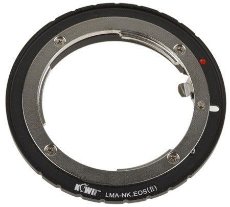 Kiwi Mount Adapter - Nikon F Lens - Canon EOS Camera - LMA-NK_EOS(II)