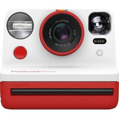 Polaroid Now - Red i-Type Instant Camera w/BONUS Film (8 Exposures)