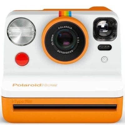 Polaroid Now - Orange i-Type Instant Camera w/BONUS Film (8 Exposures)