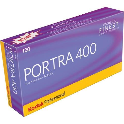 Kodak Portra 400 ISO Professional 120 Roll (5 Pack) - Colour Negative Film