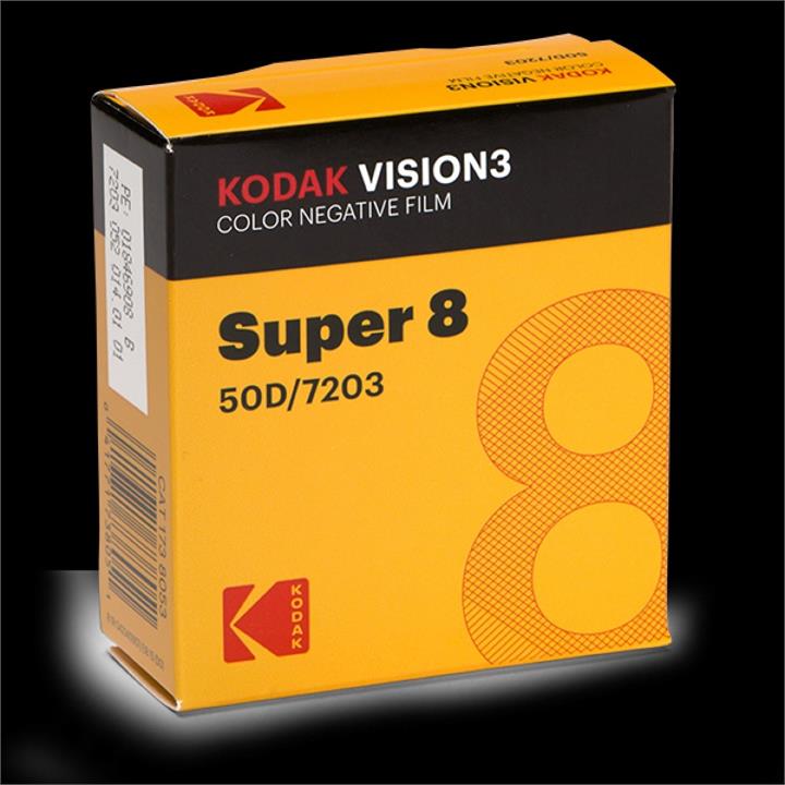 Kodak VISION3 50D Color Negative Film #7203 - Super 8, 50-ft Roll