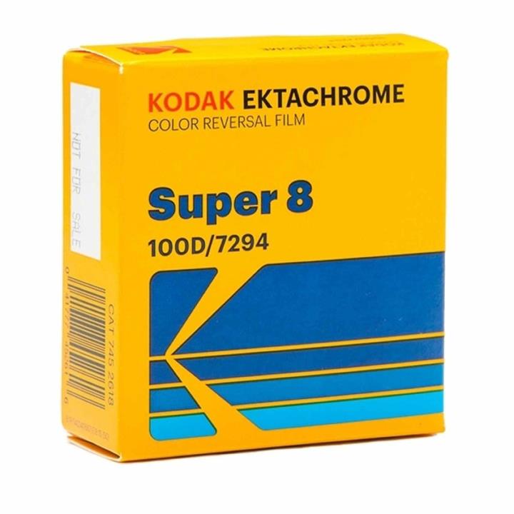 Kodak Ektachrome 100D Color Transparency Film #7294 - Super 8, 50-ft Roll