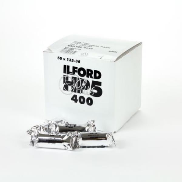 Ilford HP5 PLUS 400 ISO 35mm 36 Exposure (50 Pack) - Black & White Negative Film