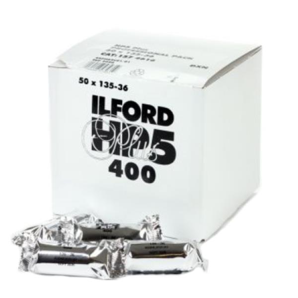Ilford HP5 PLUS 400 ISO 35mm 24 Exposure (50 Pack) - Black & White Negative Film