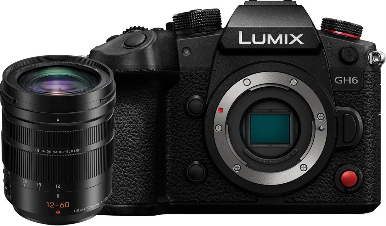 Panasonic GH6 Body w/Leica 12- 60mm f/2.8-4.0 Lens Compact Camera