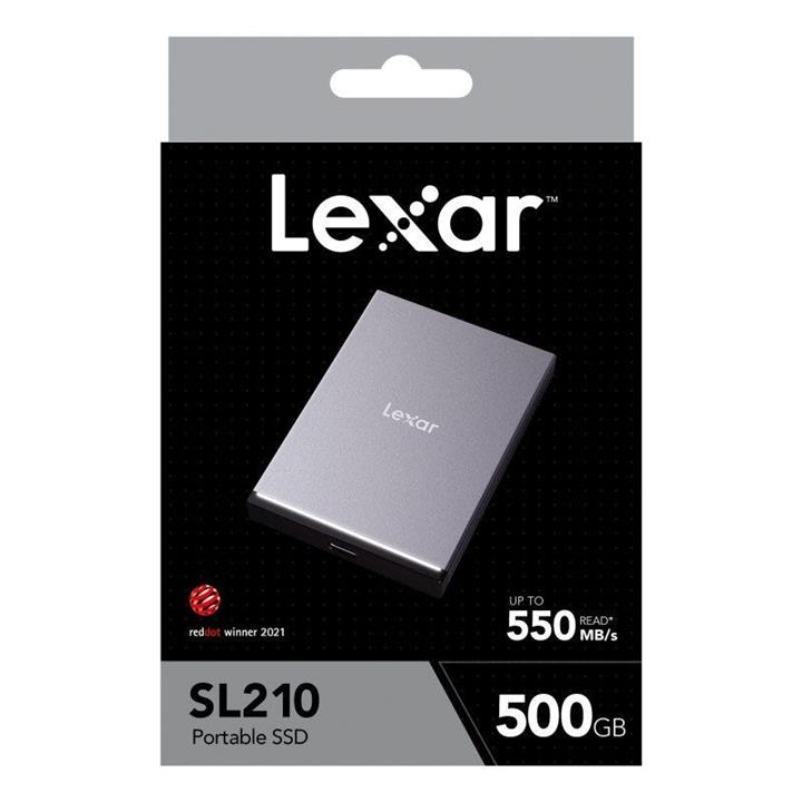 Lexar SL210 Portable Solid State Drive 500GB SSD up to 550MB/s read