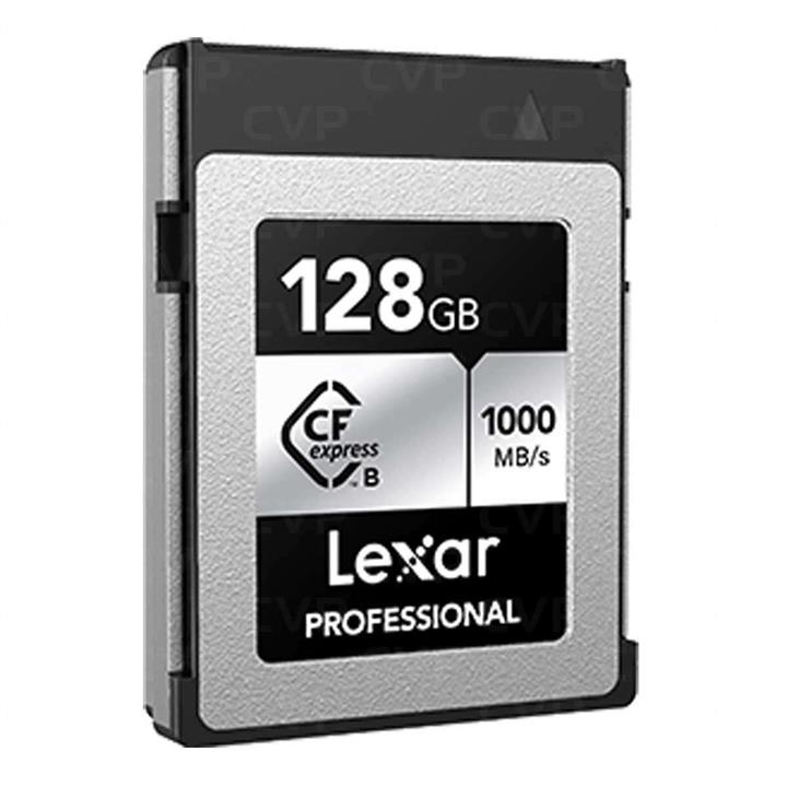 Lexar Professional CFexpress Type B - 128GB SILVER Card 1000MB/s read / 600MB/s write