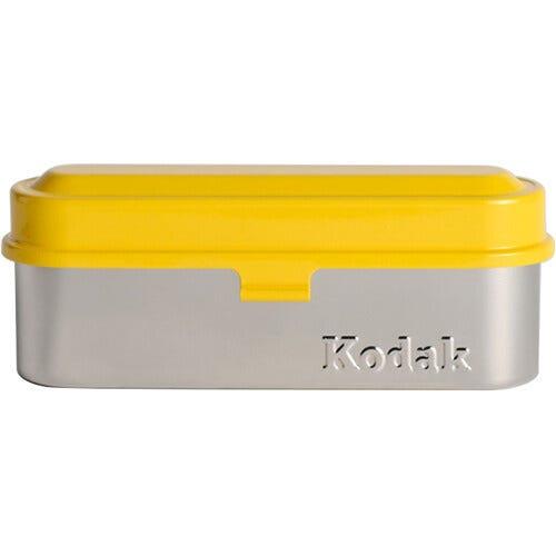 Kodak 135mm Steel Film Case - Yellow/Silver