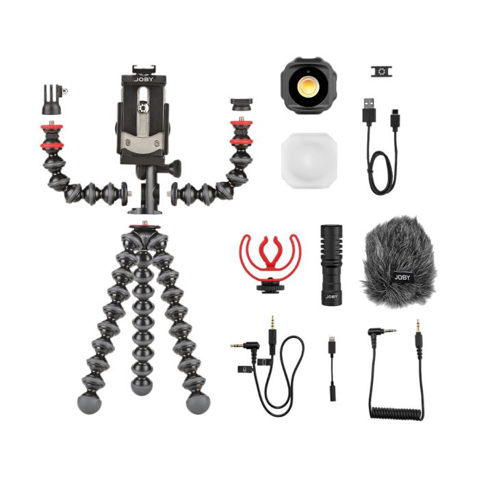 Joby GorillaPod Mobile Vlogging Kit - 2 x Arms, Wavo Mobile, Beamo Mini