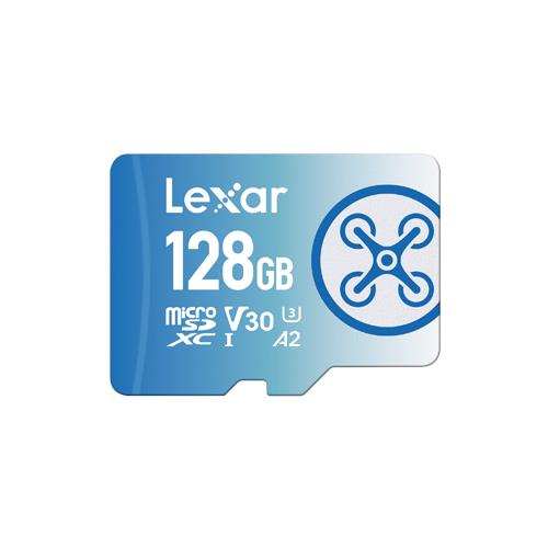 Lexar FLY microSDXC 128GB 160MB/s V30 A2 UHS-I U3 Memory Card for Drones