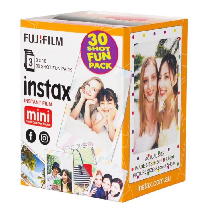 Fujifilm Instax Mini - Novelty FUN Pack Instant Film (30 Sheets)