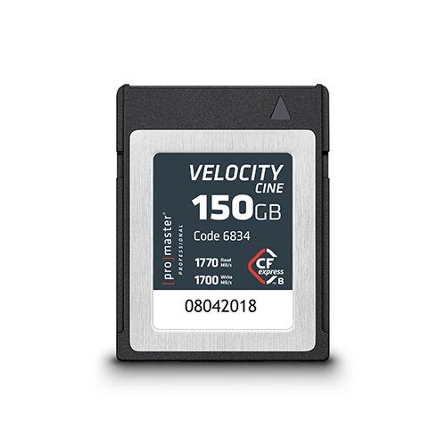 ProMaster CFexpress Velocity CINE Type B 150GB Memory Card 1770MB/s Read / 1700MB/s Write