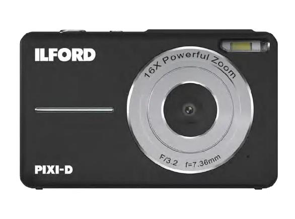 ILFORD PIXI-D Compact Digital Camera - Black