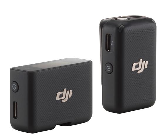 DJI Mic Compact Wireless Microphone System (2.4 GHz) for Camera & Smartphone
