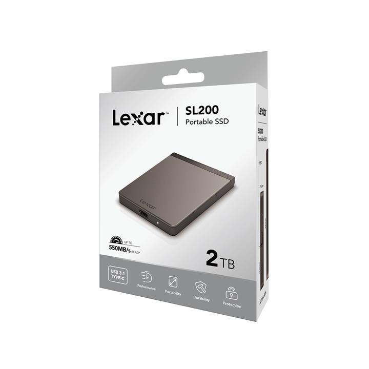 Lexar SL200 Portable Solid State Drive 2TB SSD up to 500MB/s read