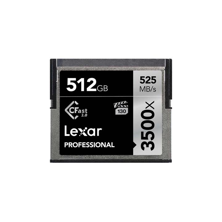 Lexar Professional 3500x CFast 2.0 512GB - 525MB/s Memory Card