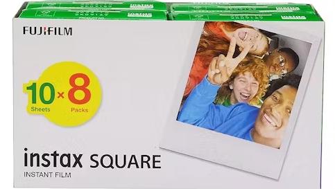 FujiFilm Instax Square Instant Film - (80 Sheets)