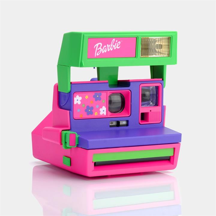 Polaroid 600 Type 80's Style Barbie Throwback Refurbished Vintage Camera