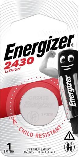 Energizer Lithium CR2430 Battery - 1 Pack