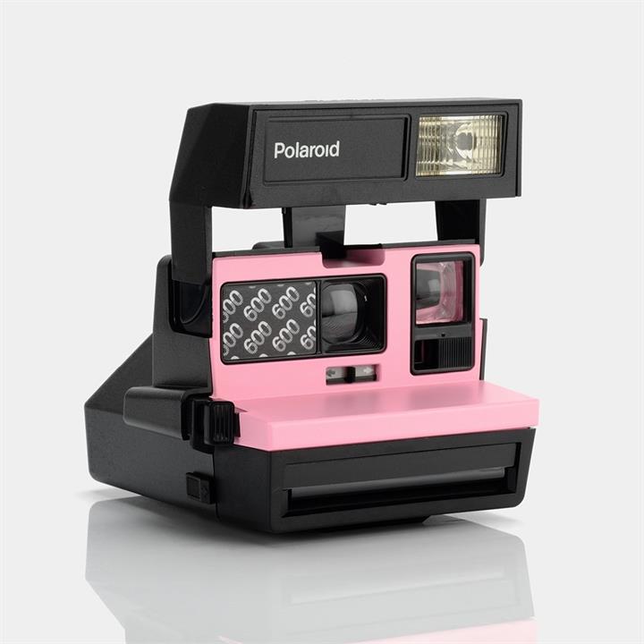 Polaroid 600 Type 80's Style Bubblegum Pink Refurbished Vintage Camera